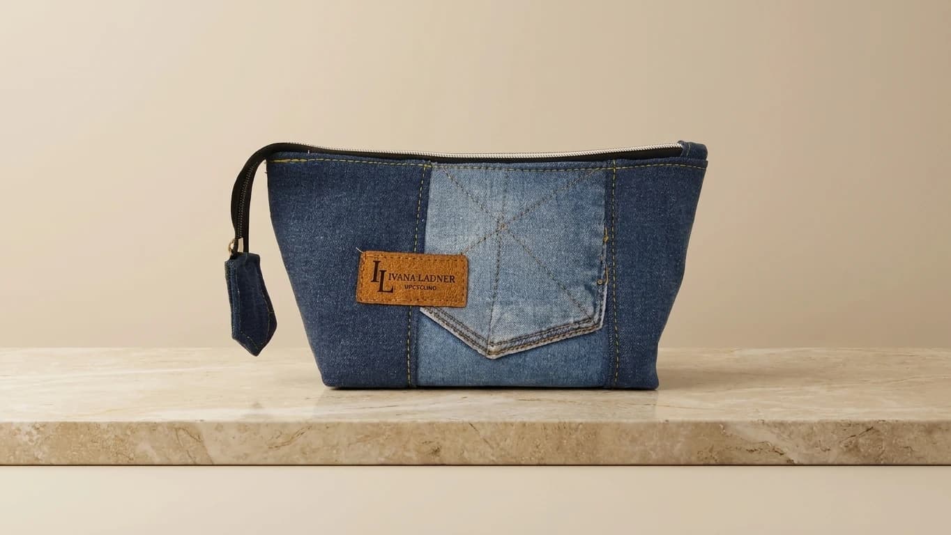 Neceser Denim & Bolsillo Frontal